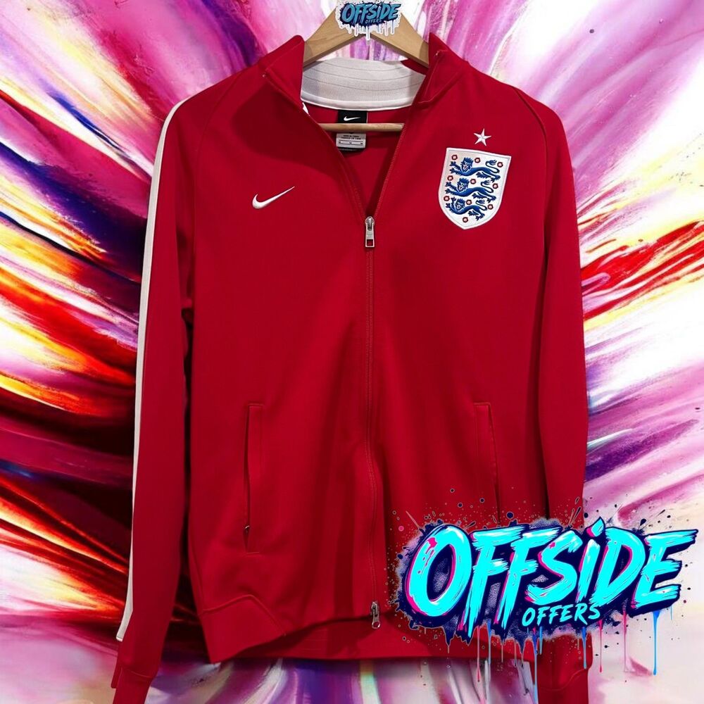 England Soccer Track Jacket (Size Fit Medium)